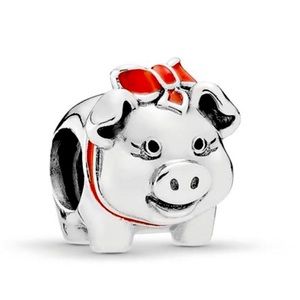 Retired PANDORA New Piggy Bank Charm (NEVERUSED)